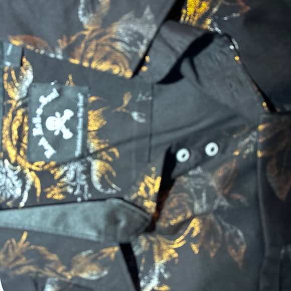 Night out shirt Rose on black - Picture 8 of 11